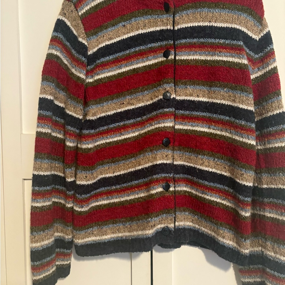 Croft & Barrow Multicolor Striped Cardigan